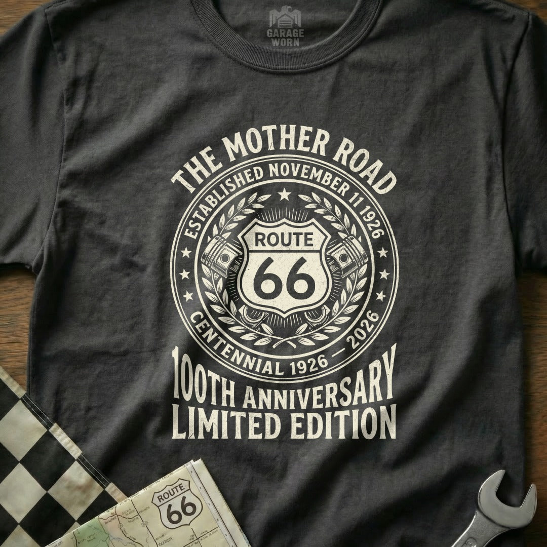 Route 66 100th Anniversary Limited Edition t-shirt.