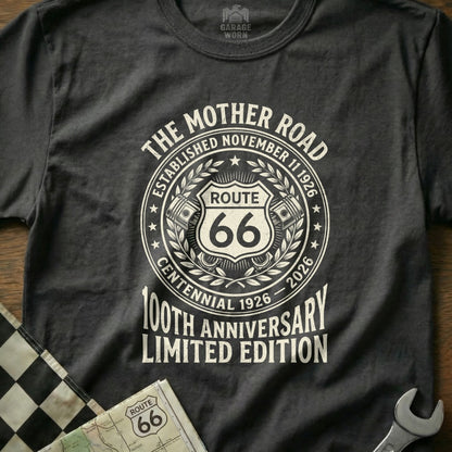 Route 66 100th Anniversary Limited Edition t-shirt.