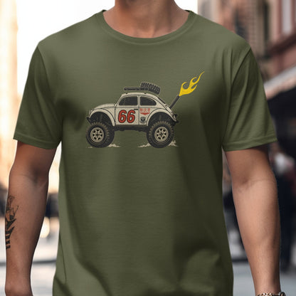 Vintage Car Graphic with Number 66 T-shirt product