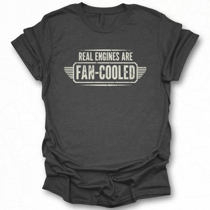 Real Engines Are Fan-Cooled Graphic T-Shirt Product