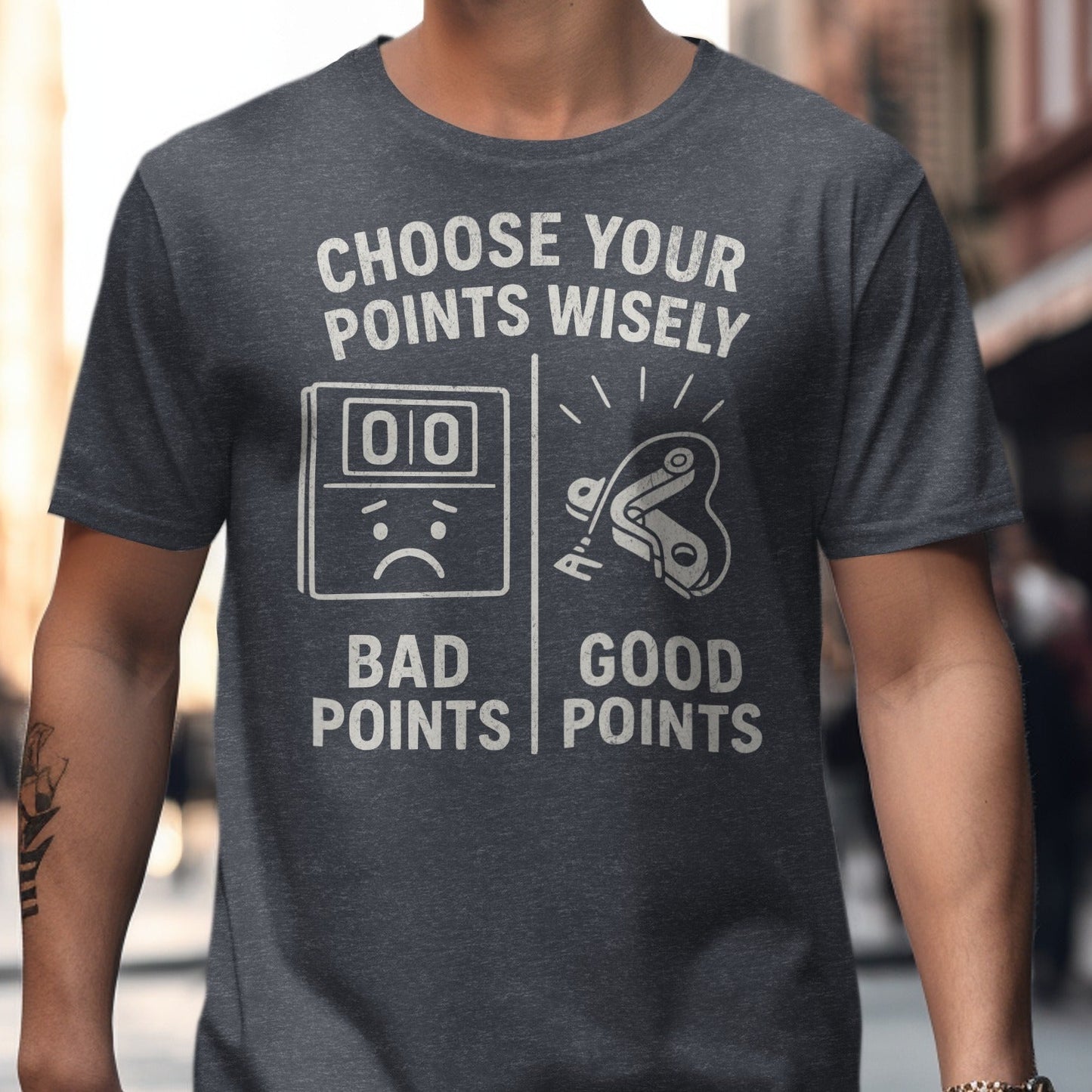 Choose Your Points Wisely Graphic Tee product
