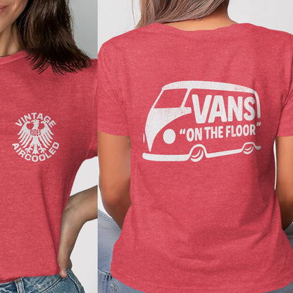 Vintage Aircooled Vans On The Floor Graphic Shirt product type