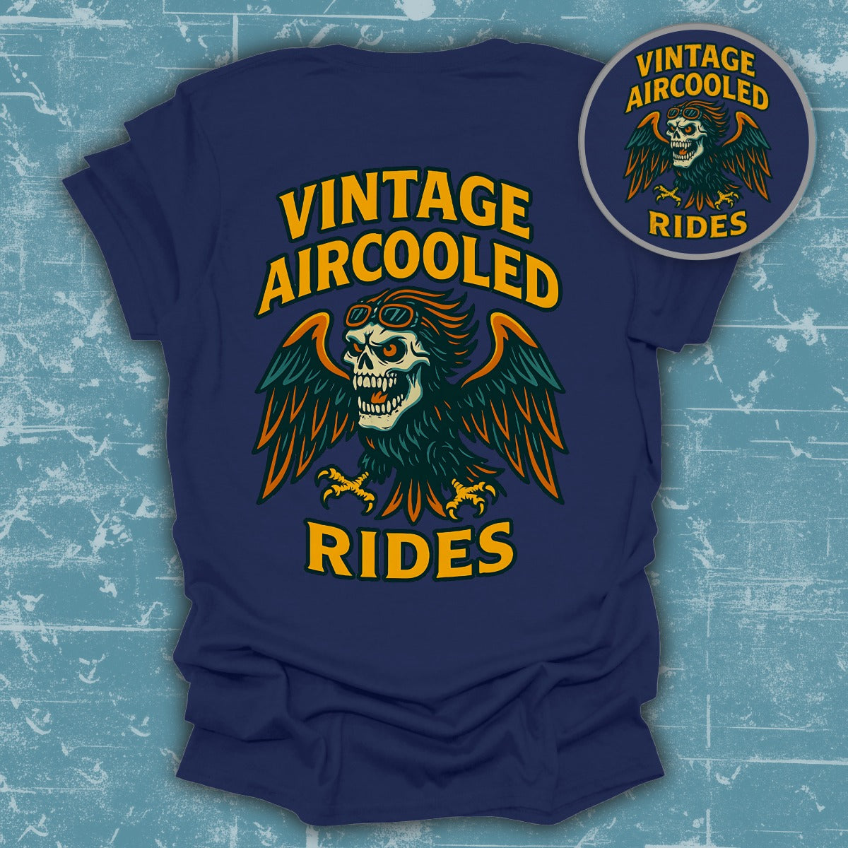 Vintage Aircooled Rides Graphic Tee Shirt product type