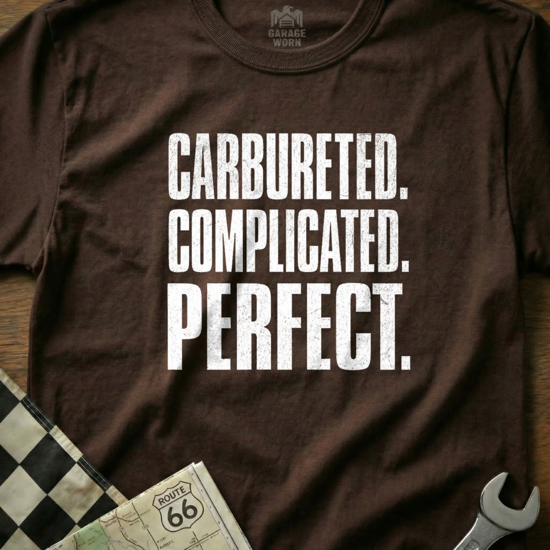 Carbureted Complicated Perfect printed statement shirt
