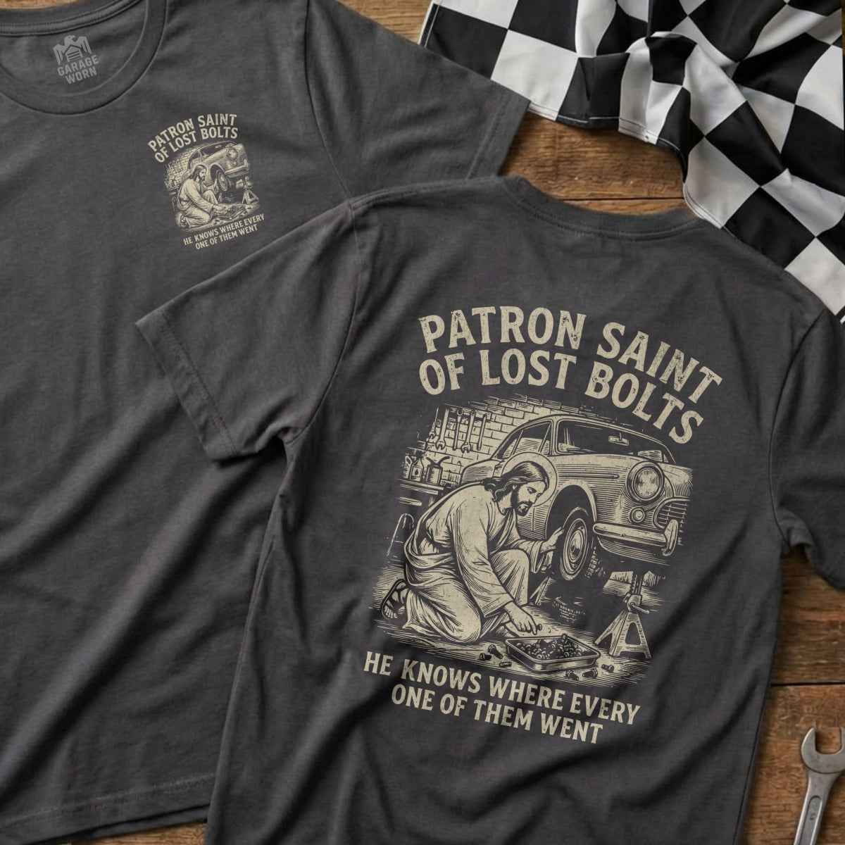 Patron Saint of Lost Bolts He Knows Where Bolts Went product type