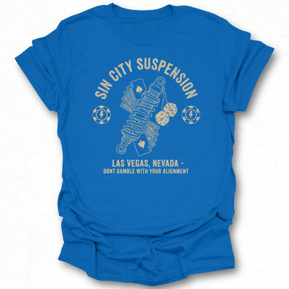 Sin City Suspension Las Vegas Nevada Alignment Tee