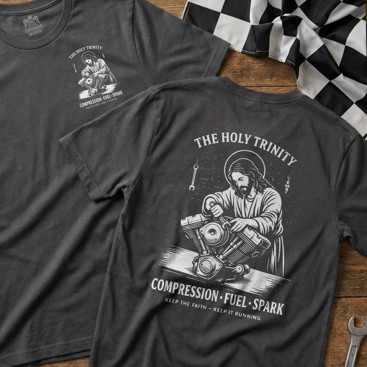 Holy Trinity Compression Fuel Spark Jesus Engine product type