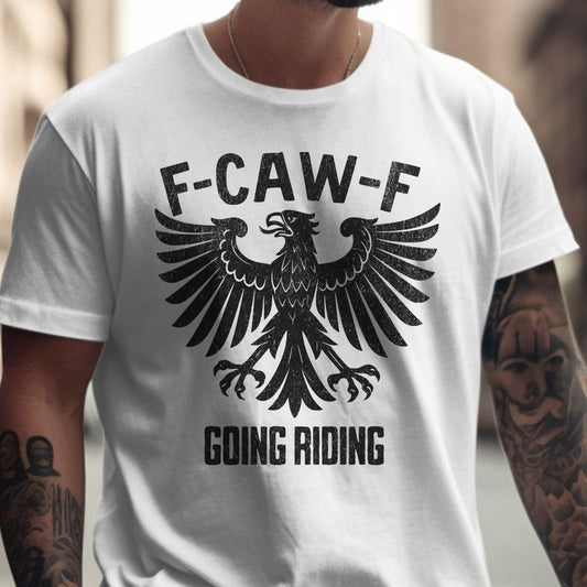 Bold Eagle F-CAW-F Going Riding Graphic T-Shirt