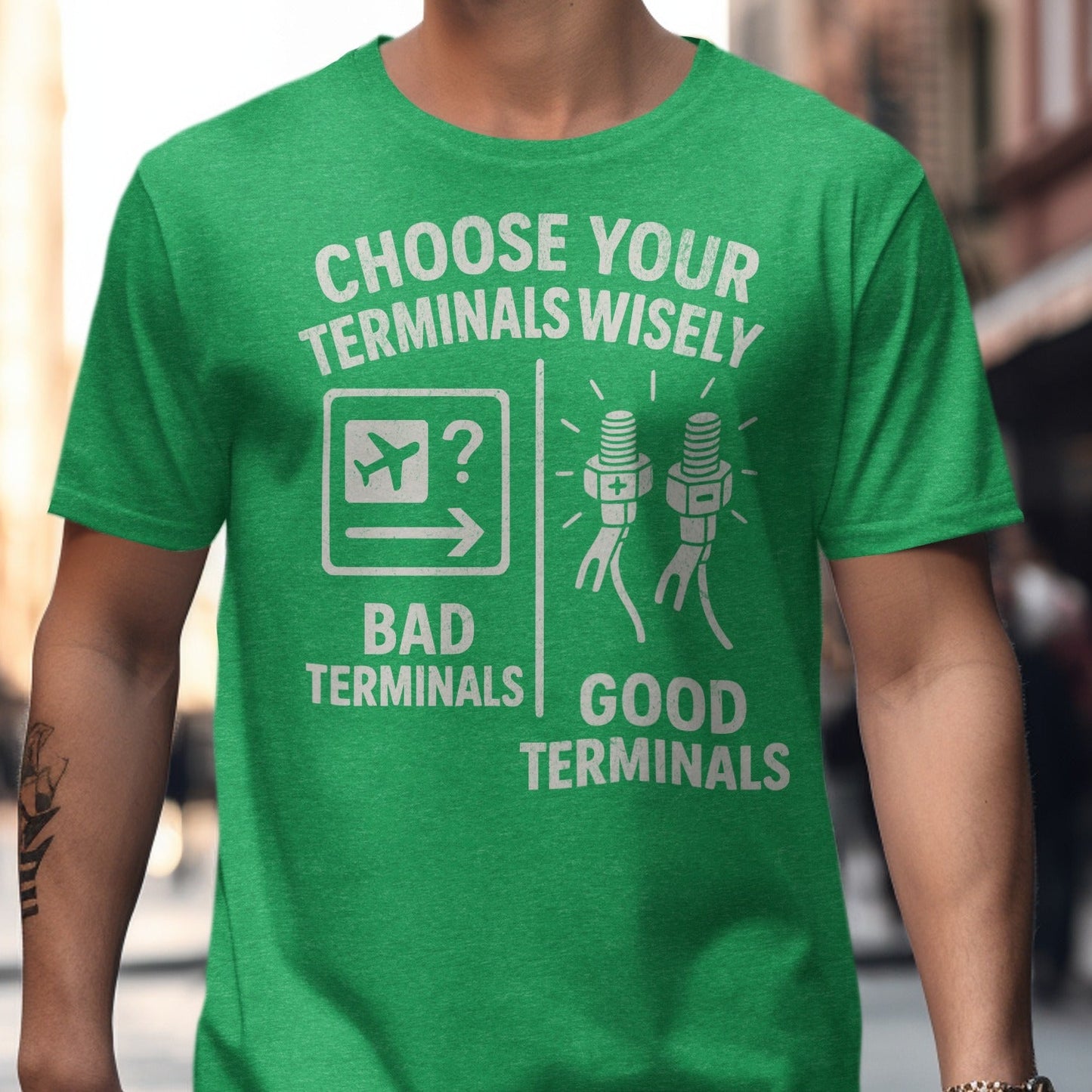 Choose Your Terminals Wisely Graphic T-shirt product type