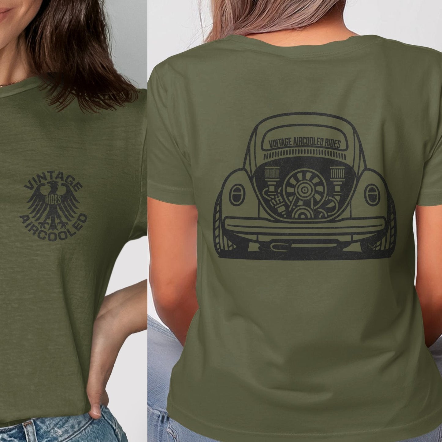 Vintage Aircooled Car Design Classic Tee product