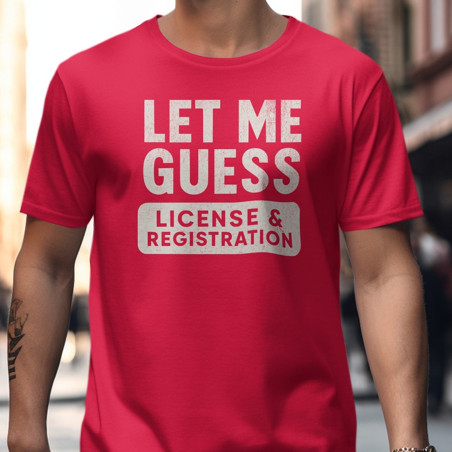 Let Me Guess License and Registration product type