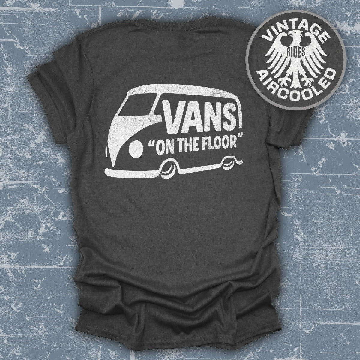 Vintage Rides Aircooled Vans Graphic Tee Shirt product type