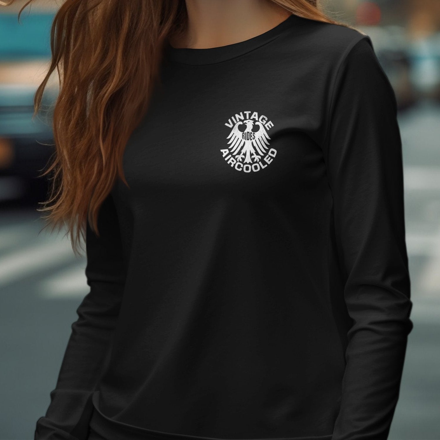Vintage Air Cooled Graphic Long Sleeve Shirt product type