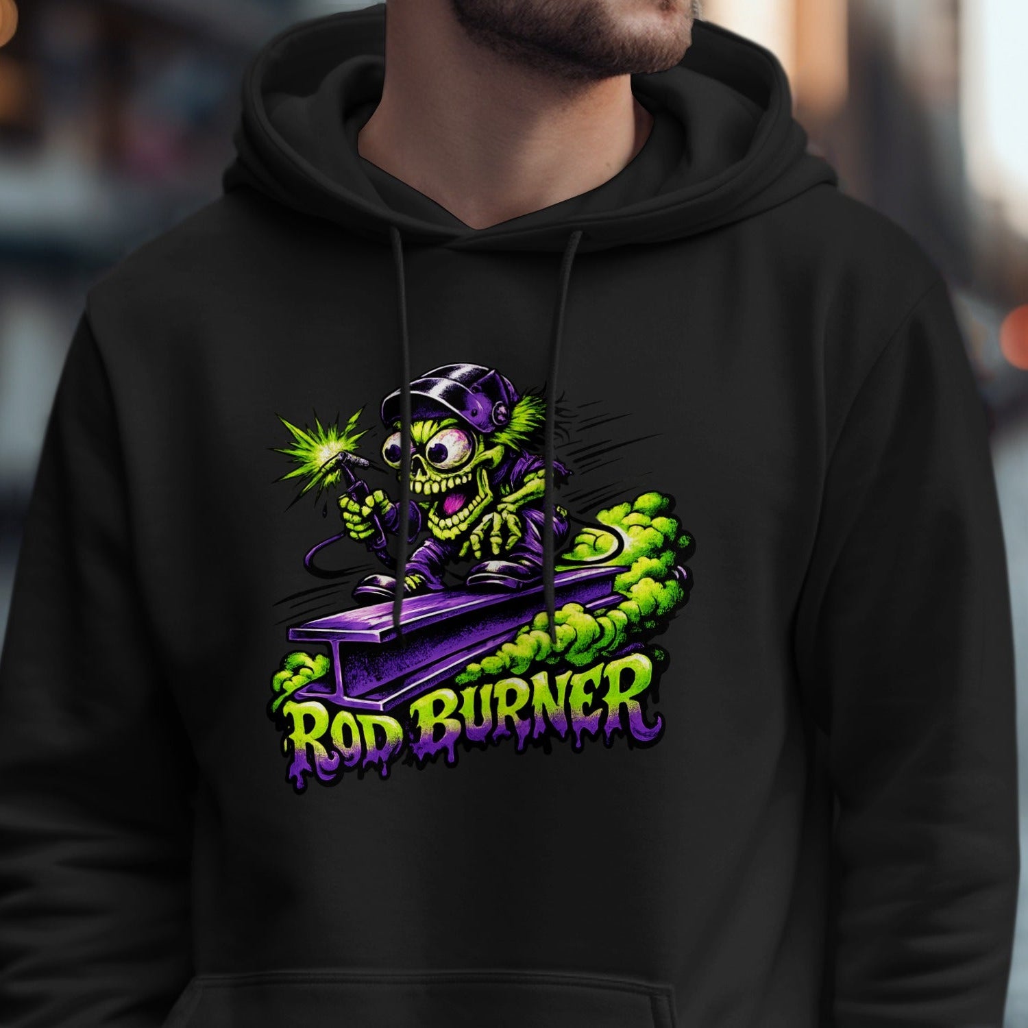 Rod Burner Monster Art Hoodie Graphic Design Shirt