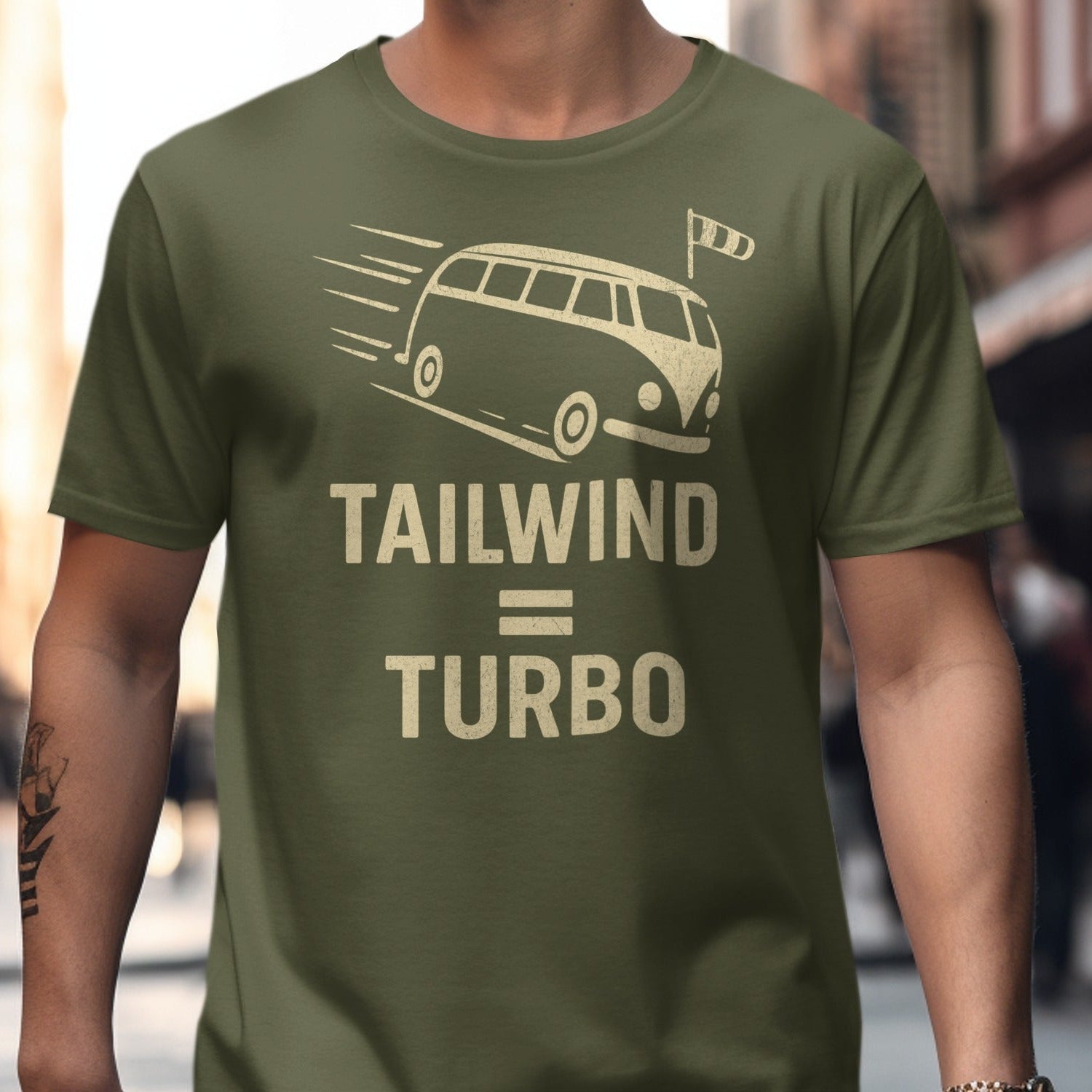Tailwind Turbo Graphic T-shirt for Adventure Lovers product type