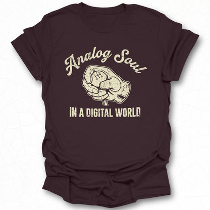 Analog Soul in a Digital World Graphic Tee