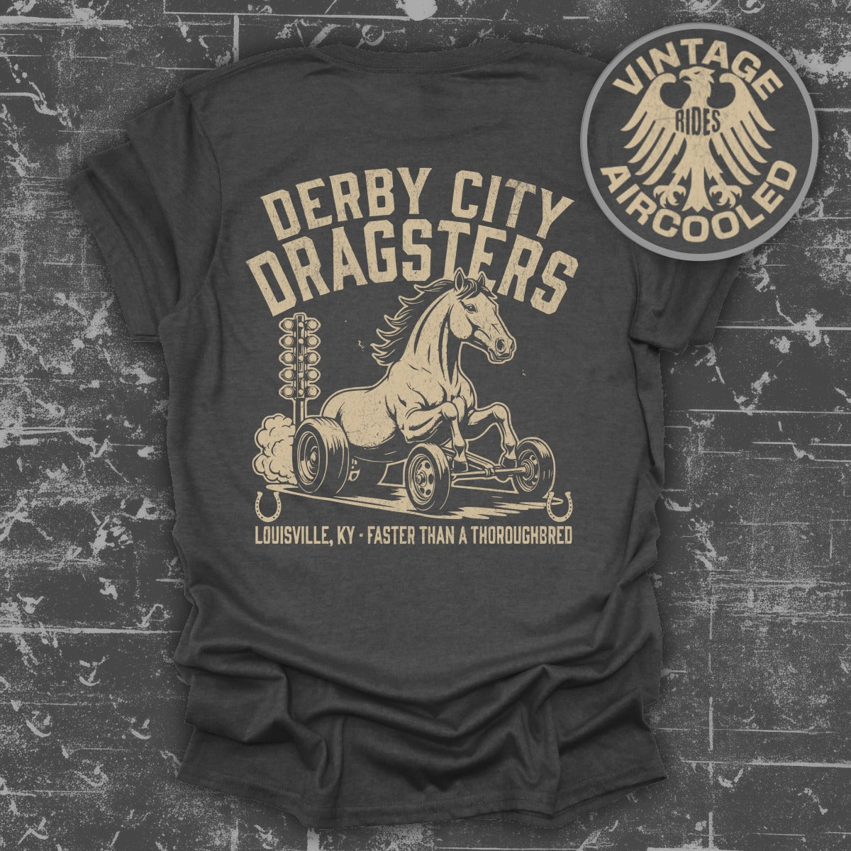 Derby City Dragsters Louisville KY Vintage T-Shirt