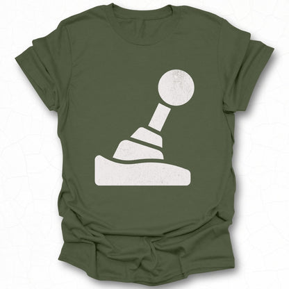 Unique Shifter Design Graphic T-Shirt for Enthusiasts
