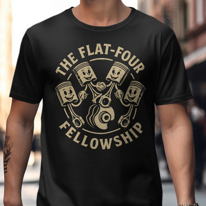 The Flat-Four Fellowship Graphic T-Shirt product type