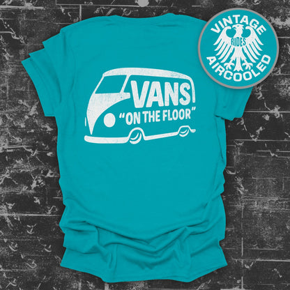 Vintage Rides Aircooled Van Design T-shirt product