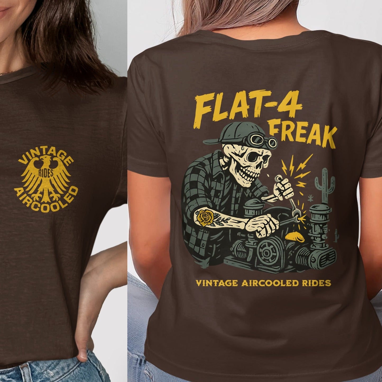 Vintage Rides Flat-4 Freak Graphic T-Shirt Product Type