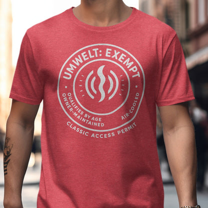 Umwelt Exempt Classic Access Permit T-Shirt product