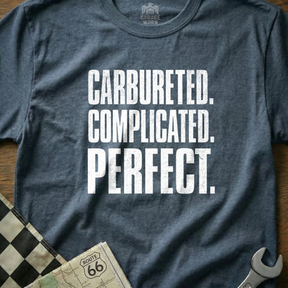 Carbureted Complicated Perfect Graphic Tee Product