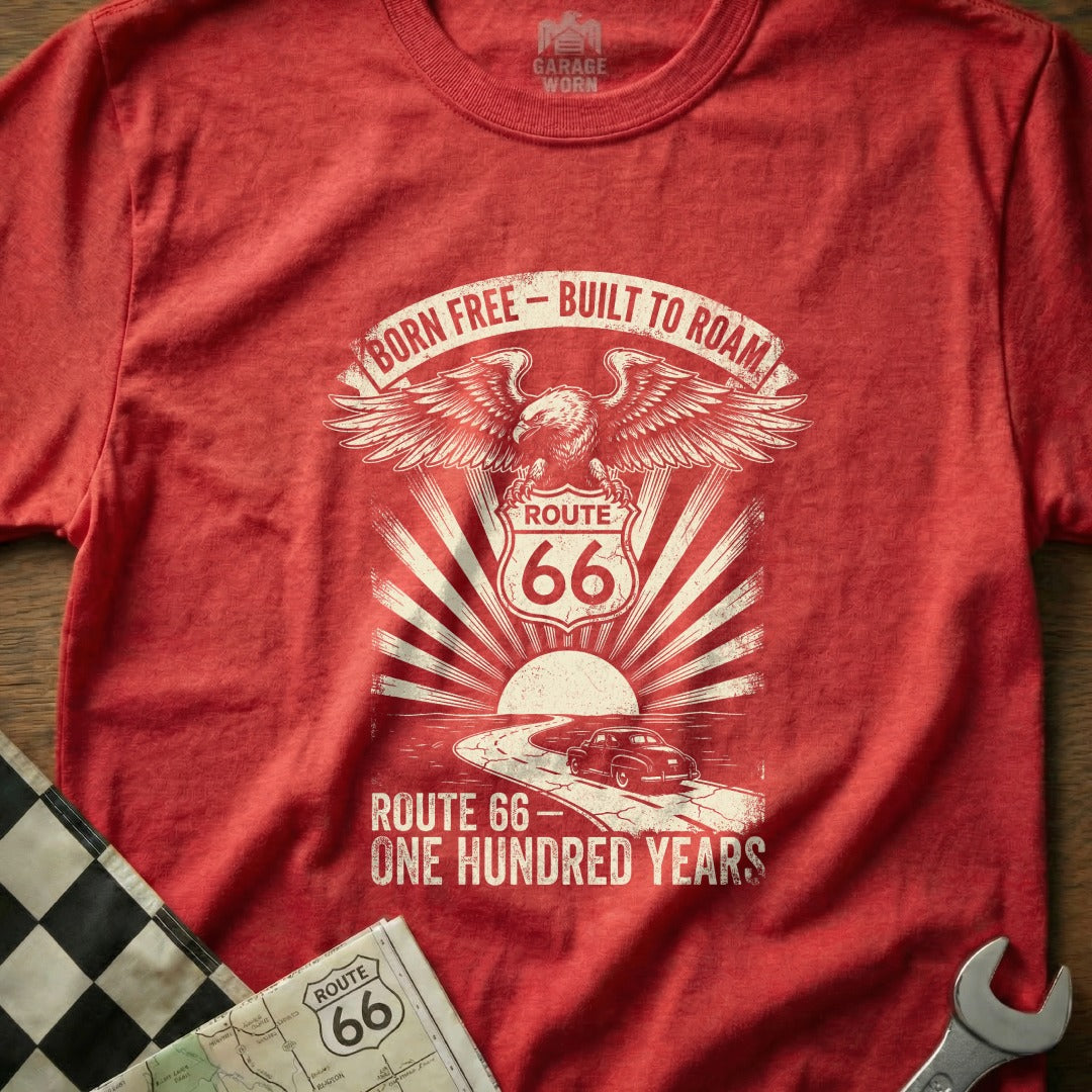 BORN FREE - BUILT TO ROAM ROUTE 66 ONE HUNDRED YEARS product type