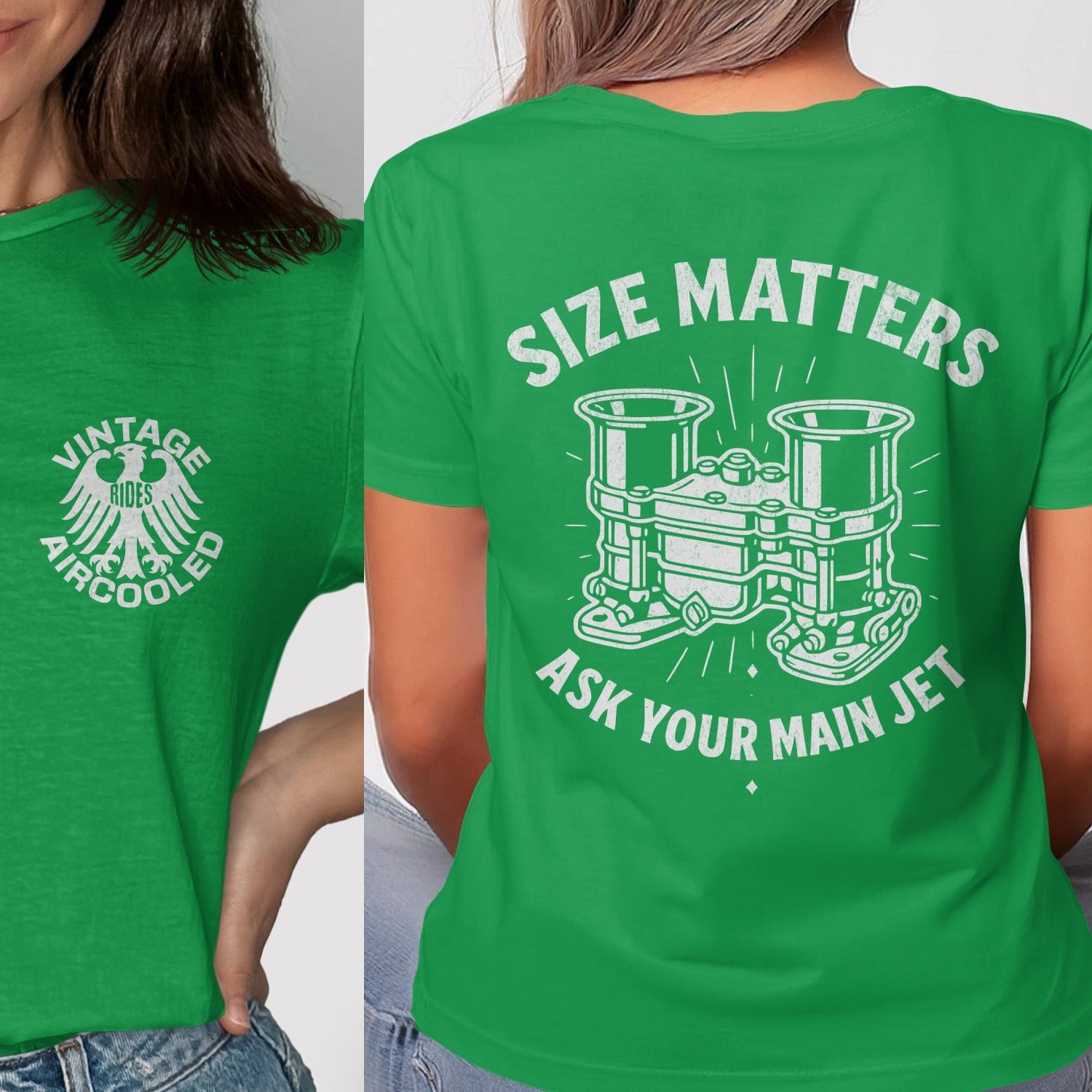 Vintage Aircooled Size Matters Jet T-Shirt product