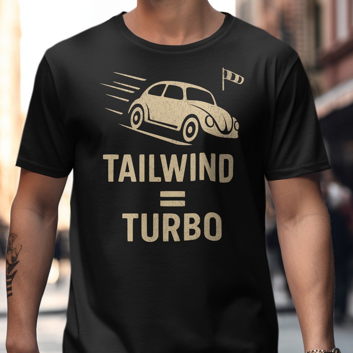 Tailwind Turbo Car T-shirt for Speed Enthusiasts product