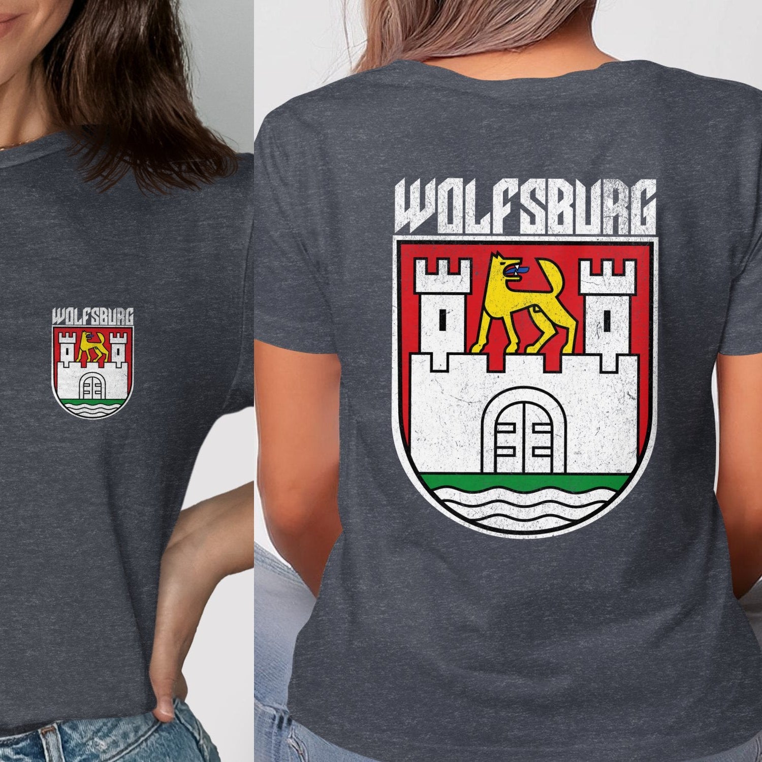 Wolfsburg Emblem Graphic Design T-shirt product