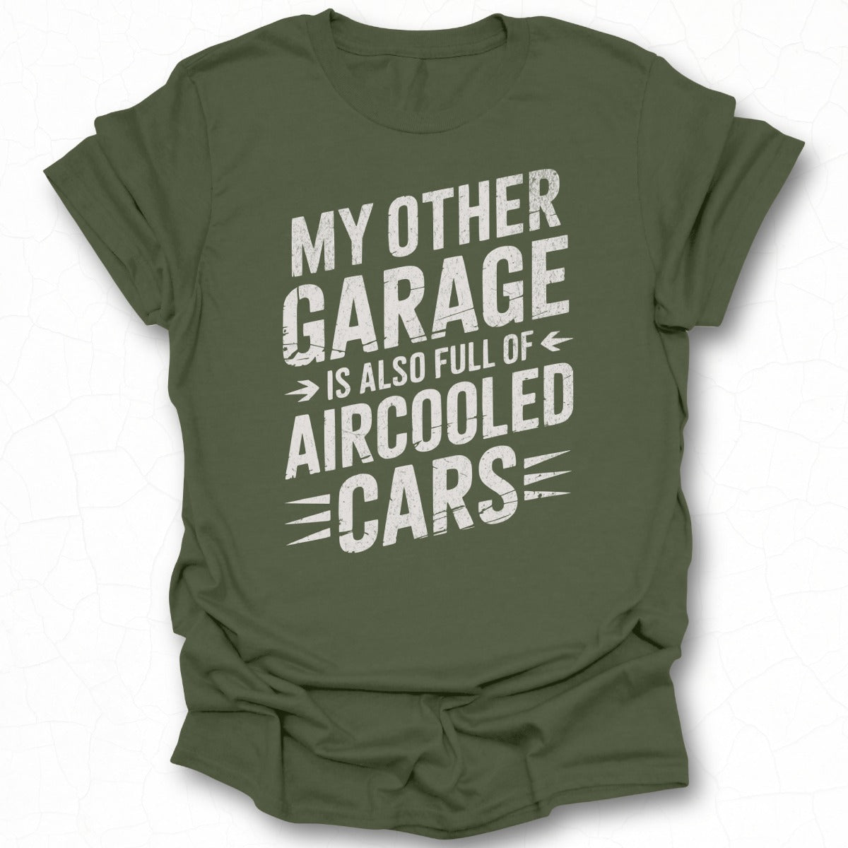 My Other Garage is Also Full of Aircooled Cars tshirt