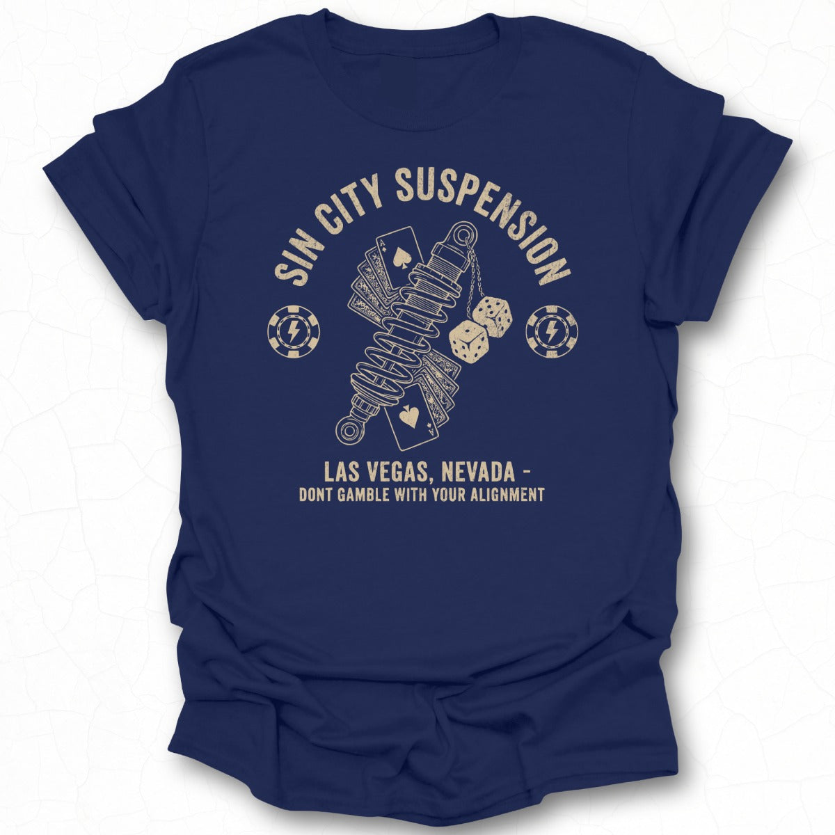 Sin City Suspension Las Vegas Nevada themed shirt