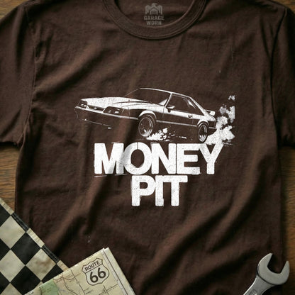 Money Pit Graphic T-Shirt for Car Enthusiasts