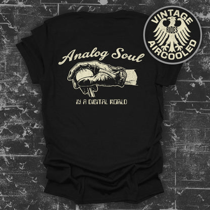 Analog Soul in a Digital World Graphic Tee