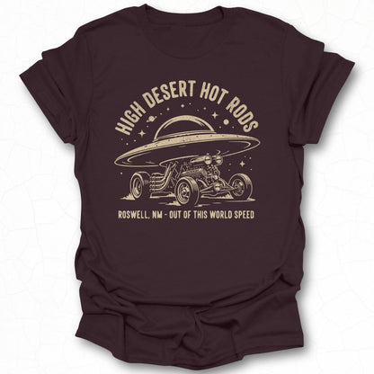 High Desert Hot Rods Roswell NM Out of This World Speed Shirt