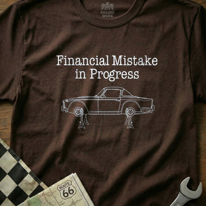 Financial Mistake in Progress Graphic T-shirt