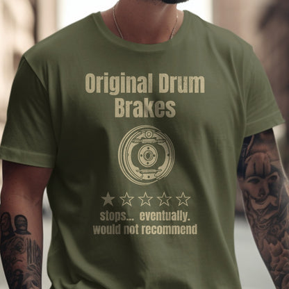 Original Drum Brakes Funny Short Sleeve Shirt product