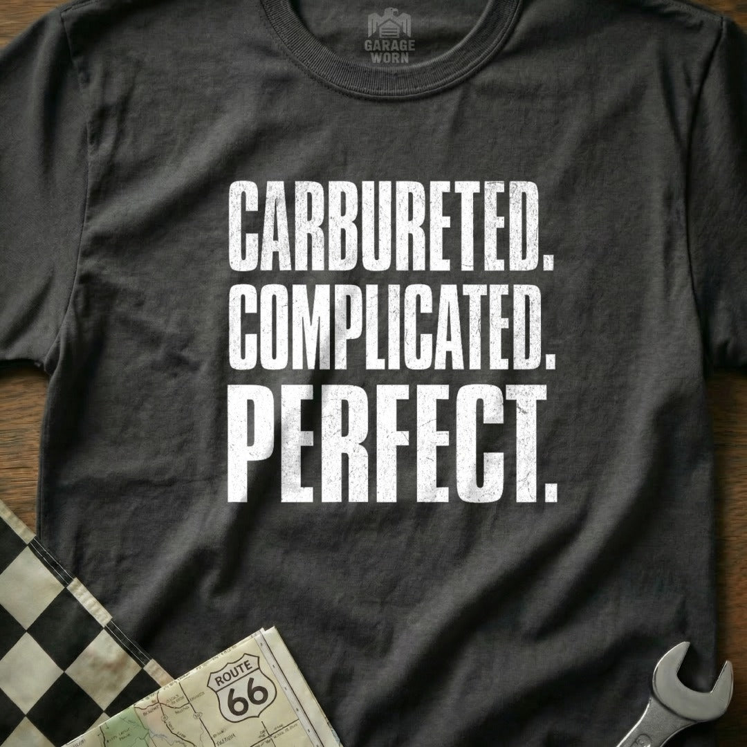 Carbureted Complicated Perfect Graphic T-Shirt