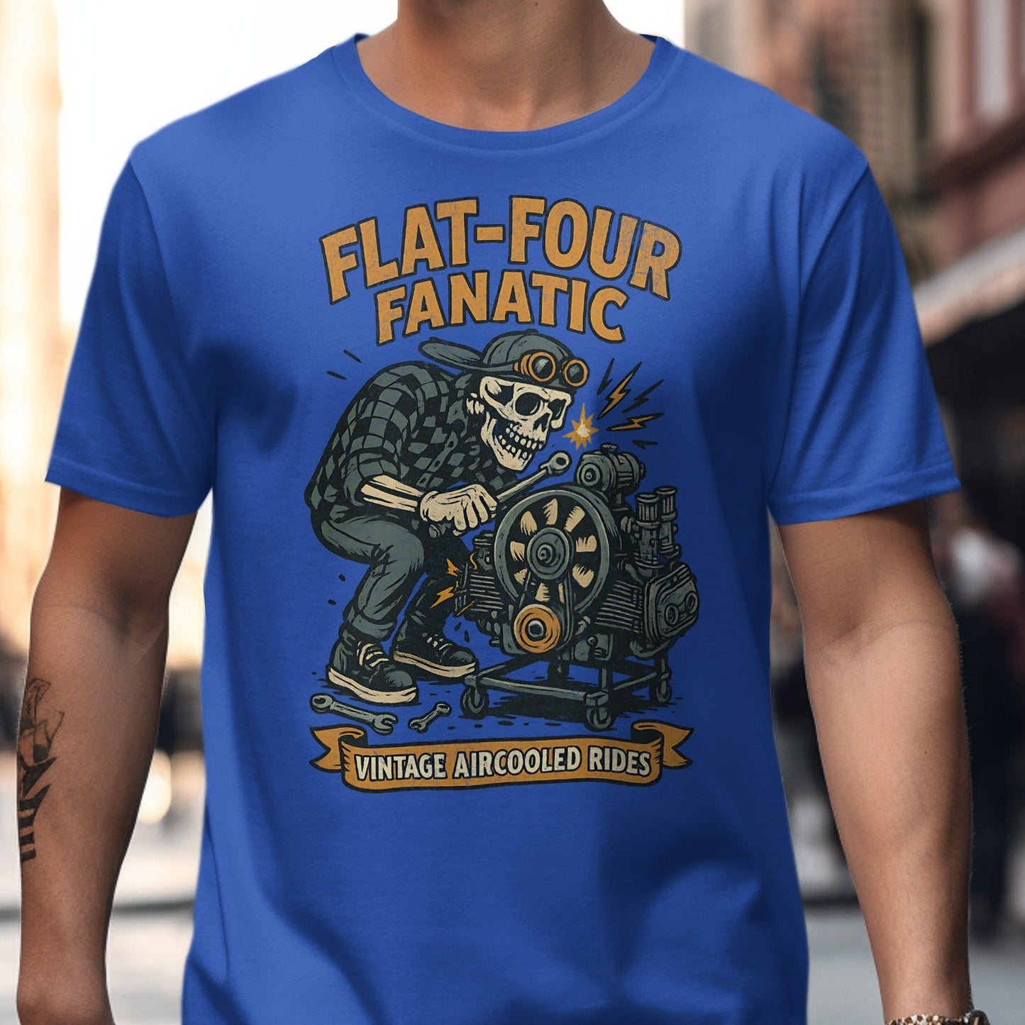 Flat-Four Fanatic Vintage Aircooled Rides T-shirt product