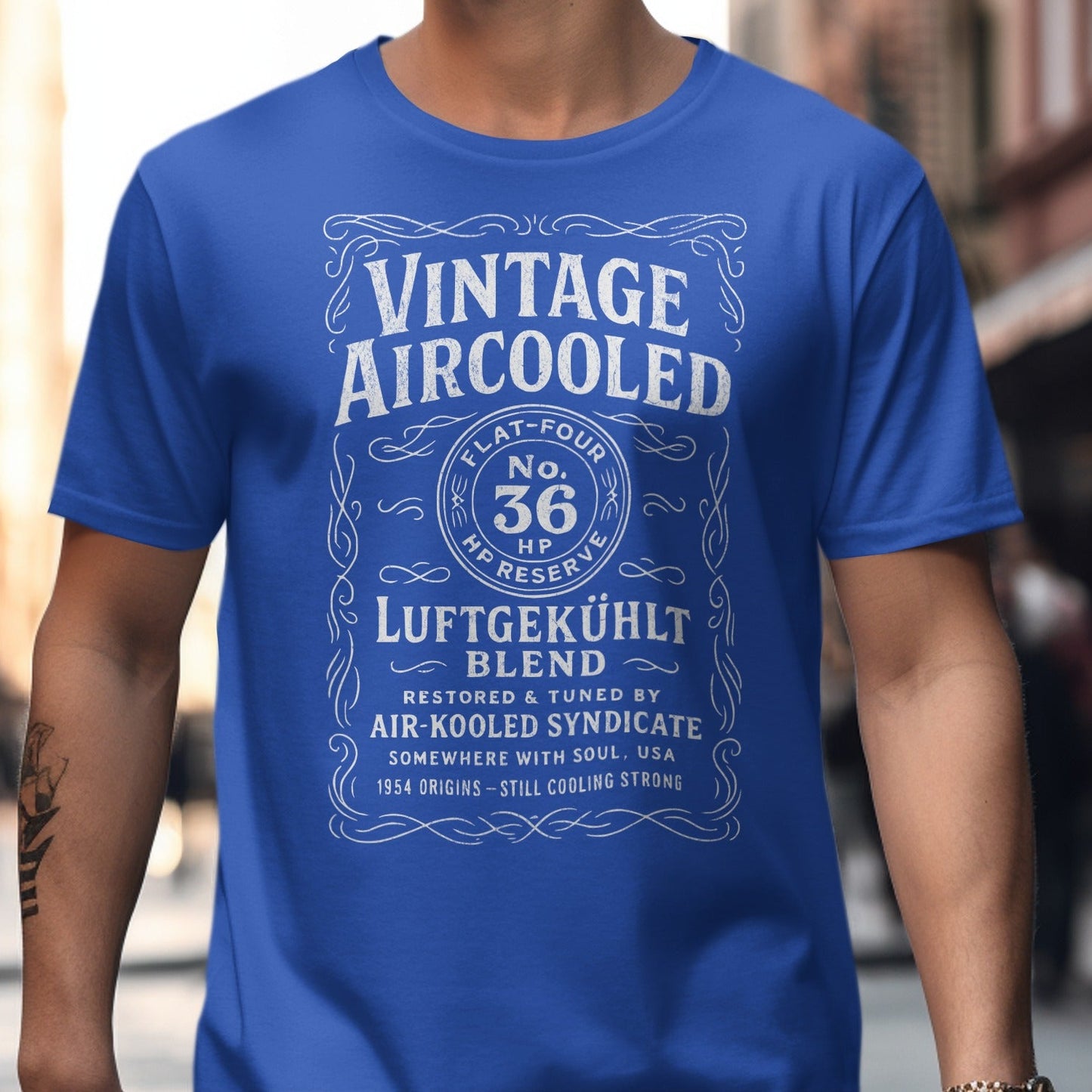 Vintage Aircooled Graphic Print T-Shirt Casual Wear product type