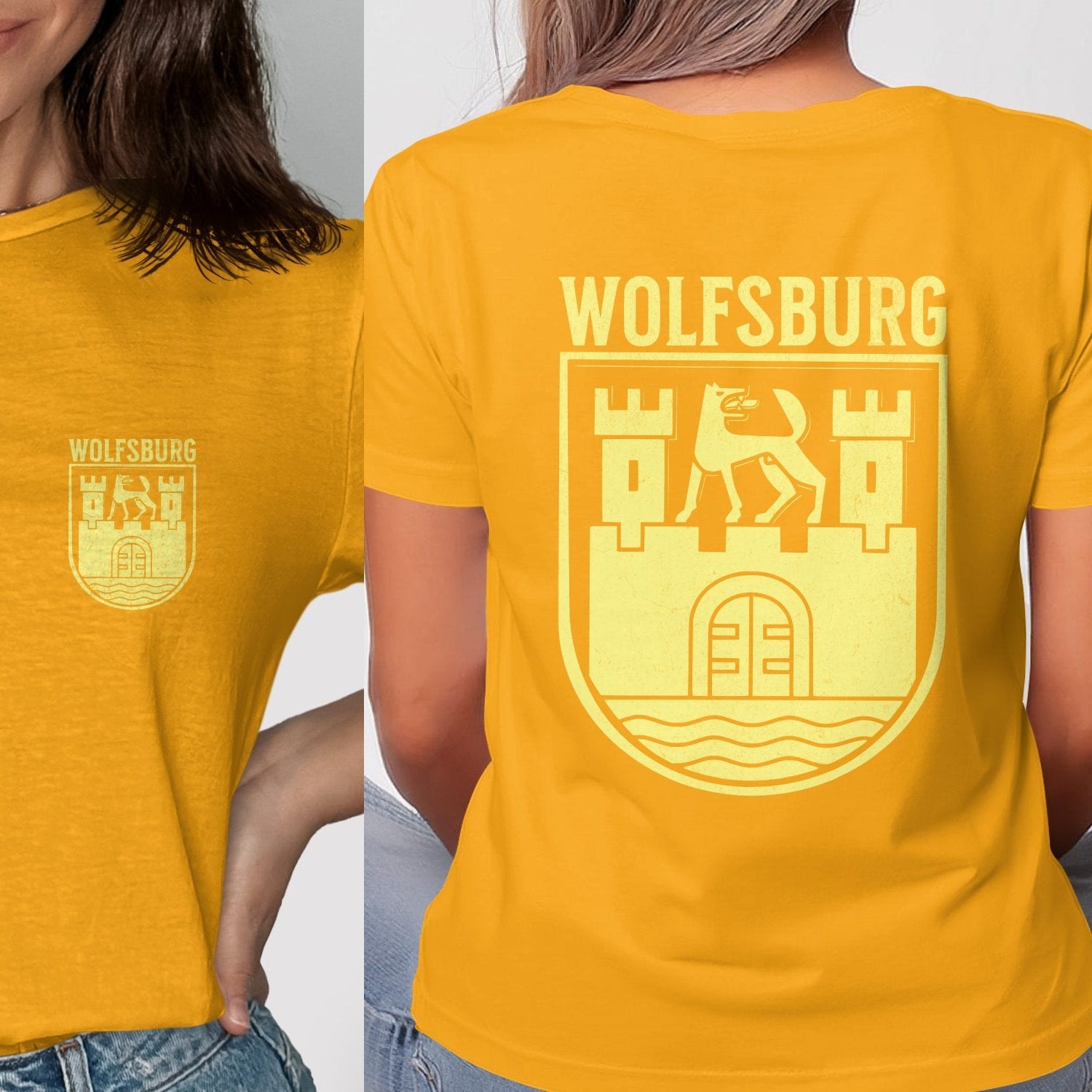 Wolfsburg Graphic Tee with Stylish Emblem product type