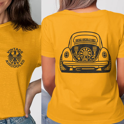 Vintage Air Cooled Yellow Graphic Tee product