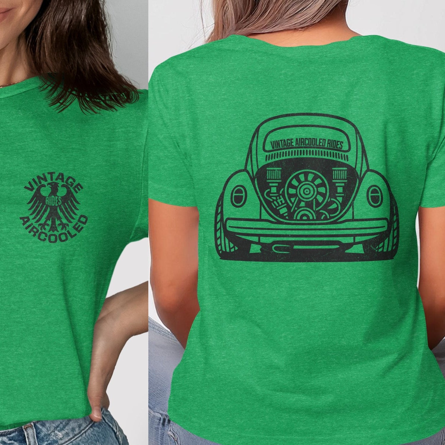 Vintage Aircooled Car Design Graphic Tee product