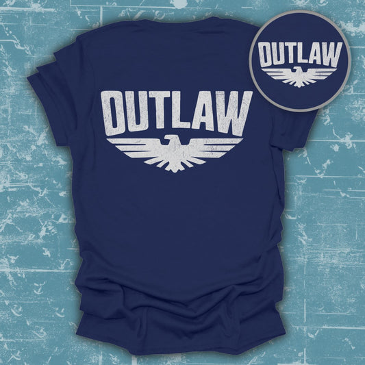 Outlaw Eagle Graphic T-shirt Design Bold Apparel product