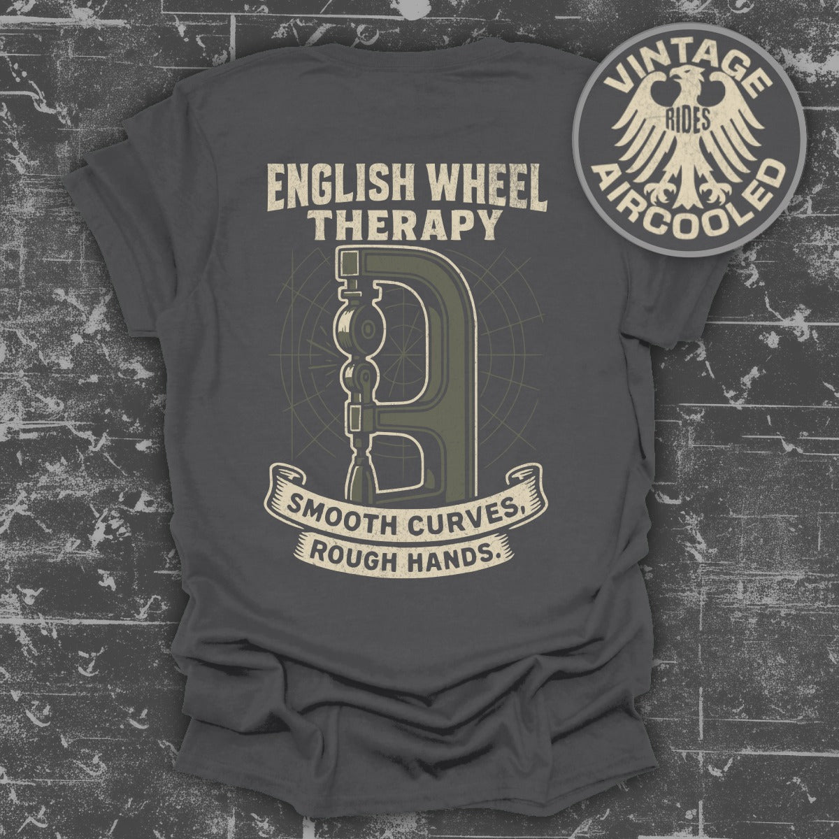 English Wheel Therapy T-Shirt Vintage Rides product