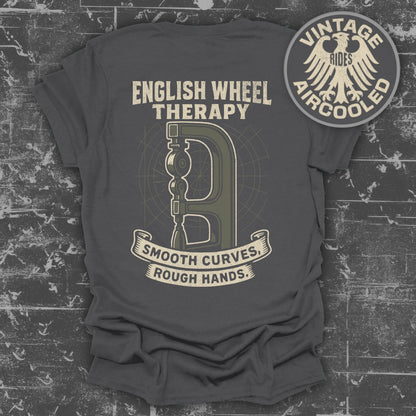 English Wheel Therapy T-Shirt Vintage Rides product