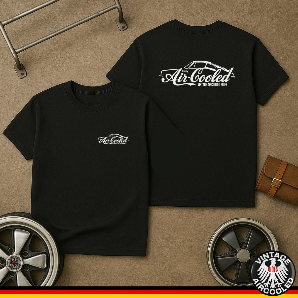 Air Cooled Vintage Modified Rides Graphic T-shirt product