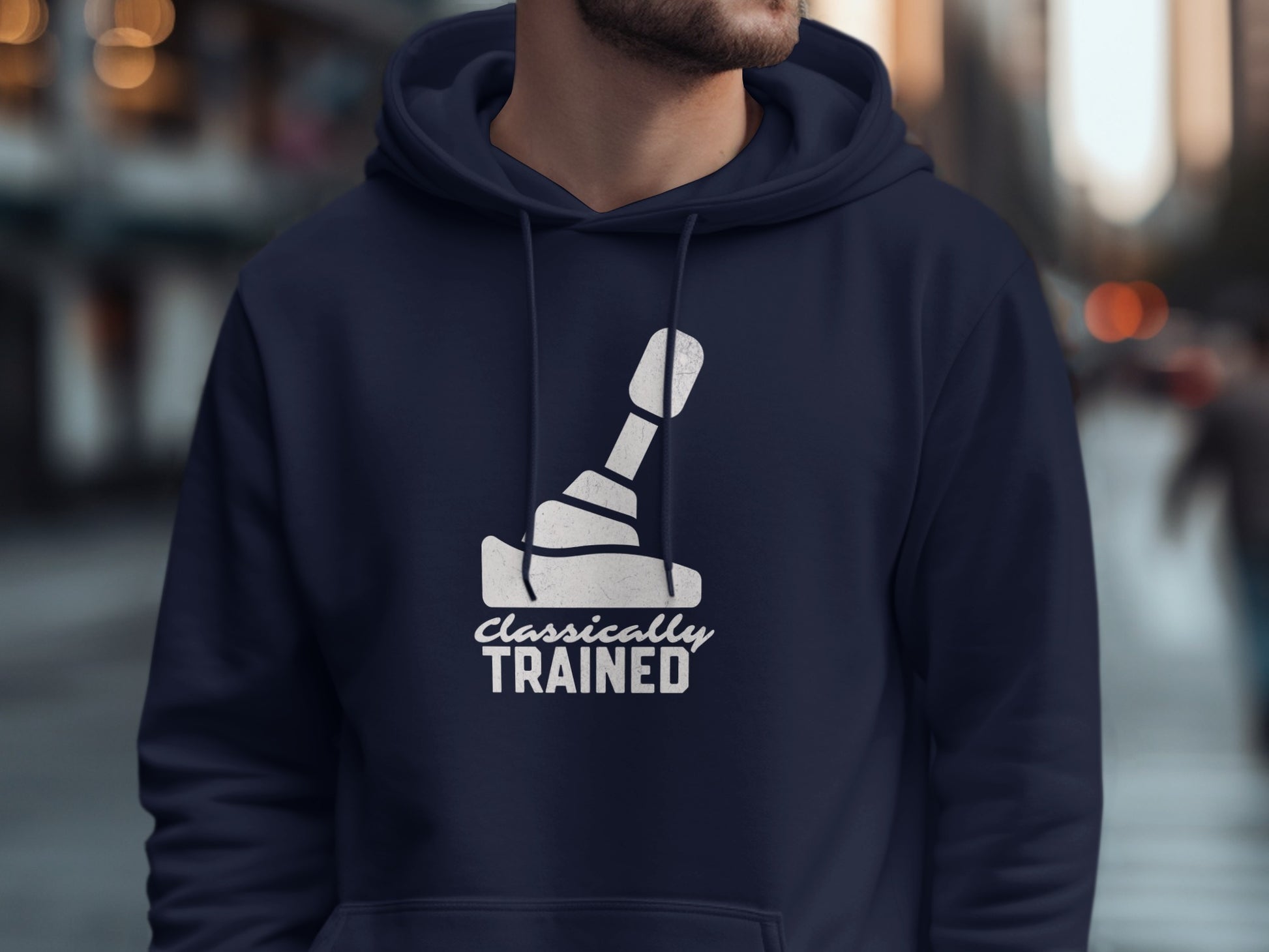 Classically Trained Stylish Hoodie with Unique Design