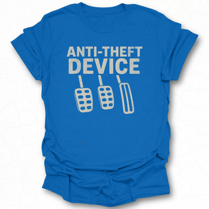 Anti-Theft Device Graphic Design Shirt